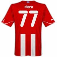 2010-11 Olympiakos Puma Home Shirt (Riera 77)