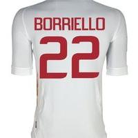 2011-12 Roma Kappa Away Shirt (Borriello 22)