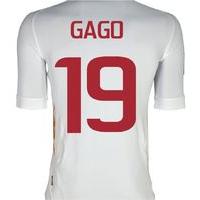 2011-12 Roma Kappa Away Shirt (Gago 19)