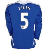 2011-12 Chelsea Long Sleeve Home Football Shirt (Essien 5) - Kid