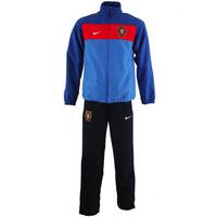 2010 11 portugal nike woven tracksuit blue