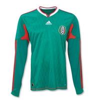 2010-11 Mexico Adidas Long Sleeve Home Shirt