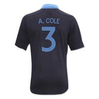 2011-12 England Umbro Euro 2012 Away Shirt (A. Cole 3)