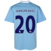 2011-12 Manchester City Umbro Home Shirt (Hargreaves 20)