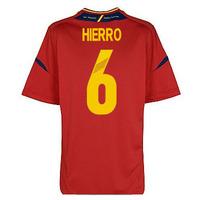 2012-13 Spain Euro 2012 Home Shirt (Hierro 6)