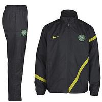 2011-12 Celtic Nike Sideline Tracksuit (Black)