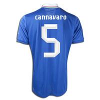 2012-13 Italy Home Shirt (Cannavaro 5) - Kids