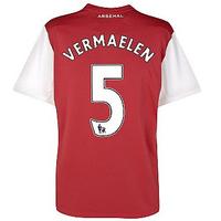 2011-12 Arsenal Nike Home Shirt (Vermaelen 5) - Kids