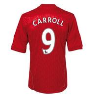 2010-11 Liverpool Home Shirt (Carroll 9)