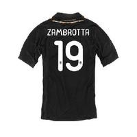 2011-12 AC Milan Third Shirt (Zambrotta 19)