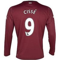 2012 13 newcastle long sleeve away shirt cisse 9