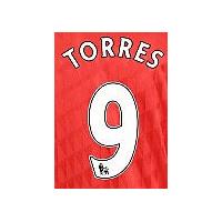 2010-11 Liverpool Fernando Torres Home Shirt Printing