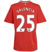 2011-12 Man Utd Nike Home Shirt (Valencia 25) - Kids