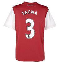 2011-12 Arsenal Nike Home Shirt (Sagna 3)