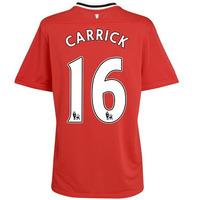 2011-12 Man Utd Nike Home Shirt (Carrick 16) - Kids