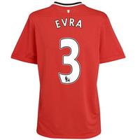 2011 12 man utd nike home shirt evra 3 kids