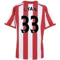 2010-11 Sunderland Umbro Home Shirt (Gyan 33)