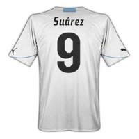 2010 11 uruguay world cup away shirt suarez 9