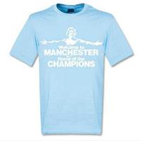 2012 Manchester City Welcome To Manchester T-Shirt (Blue)