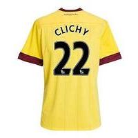 2010 11 arsenal nike away shirt clichy 22 kids