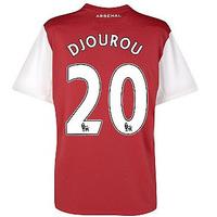 2011-12 Arsenal Nike Home Shirt (Djourou 20) - Kids