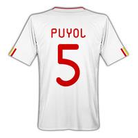 2011-12 Spain Away Football Shirt (Puyol 5)