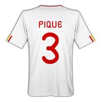 2011-12 Spain Away Football Shirt (Pique 3)