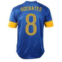 2012 13 brazil nike away shirt socrates 8