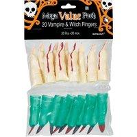 20 Piece Witch & Vampire Fingers