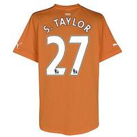 2011-12 Newcastle Puma Away Football Shirt (S.Taylor 27)