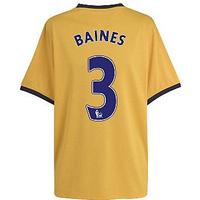 2011-12 Everton Away Football Shirt (Baines 3)