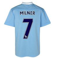 2011-12 Manchester City Umbro Home Shirt (Milner 7)