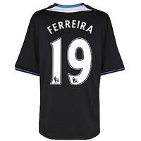 2011-12 Chelsea Away Football Shirt (Ferreira 19) - Kids