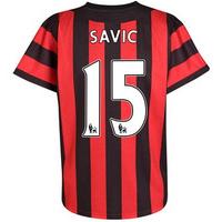 2011-12 Manchester City Umbro Away Shirt (Savic 15)