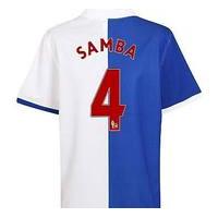 2010-11 Blackburn Rovers Home Shirt (Samba 4)