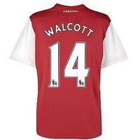 2011-12 Arsenal Nike Home Shirt (Walcott 14) - Kids