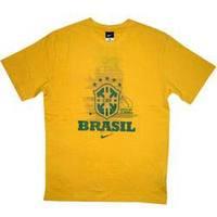 2010 11 brazil nike t shirt yellow