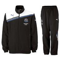 2011-12 Newcastle Puma Woven Tracksuit (Black)