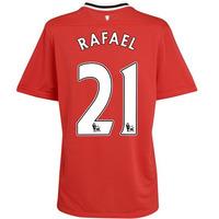 2011-12 Man Utd Nike Home Shirt (Rafael 21) - Kids