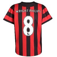 2011-12 Manchester City Umbro Away Shirt (Wright-Phillips 8)