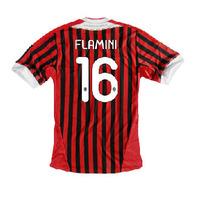 2011-12 AC Milan Home Shirt (Flamini 16)