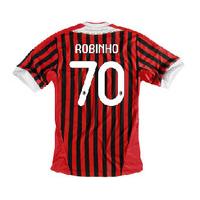 2011-12 AC Milan Home Shirt (Robinho 70)