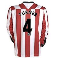 2011-12 Sunderland Umbro L/S Home Shirt (Turner 4)