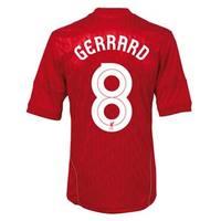 2010 11 liverpool home shirt gerrard 8 european style kids