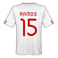 2011-12 Spain Away Football Shirt (Ramos 15)