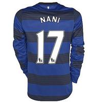 2011-12 Man Utd Nike L/S Away Shirt (Nani 17) - Kids