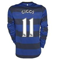 2011-12 Man Utd Nike L/S Away Shirt (Giggs 11) - Kids