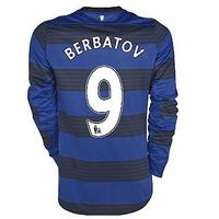 2011-12 Man Utd Nike L/S Away Shirt (Berbatov 9) - Kids