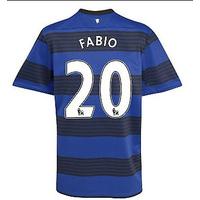 2011 12 man utd nike away shirt fabio 20 kids