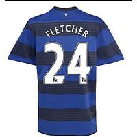 2011 12 man utd nike away shirt fletcher 24 kids